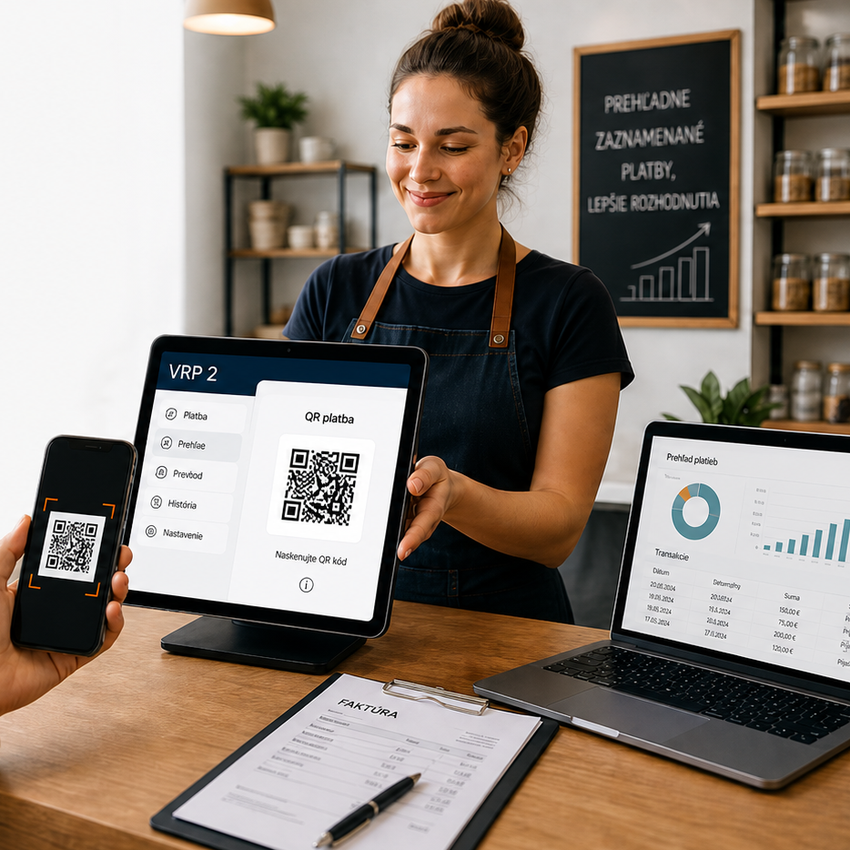 QR platby cez VRP 2: čo musia podnikatelia vedieť a ako ich správne nastaviť